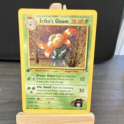 Pokemon TCG Erika's Gloom Gym Heroes 1st Edition (46/132) NM - Image 1