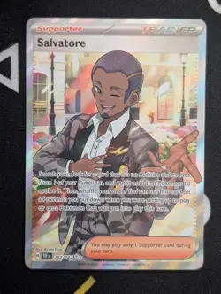 Salvatore 202/162 SV Temporal Forces Ultra Rare Pokemon NM - Image 1
