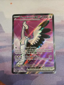 Pokemon NM Holo Bombirdier ex - 234/182 Ultra Rare SV04: Paradox Rift - Image 1