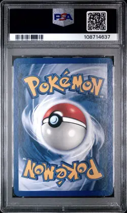 2000 Pokemon Unlimited Gym Heroes Prerelease Misty’s Seadra Holo 9/132 PSA 7 NM - Image 2