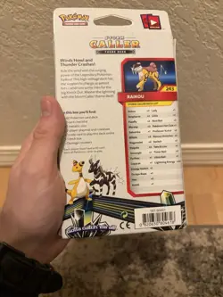 Pokemon TCG Sun & Moon Lost Thunder Storm Caller Theme Deck Factory Sealed - Image 2