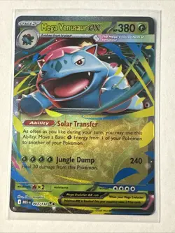 Mega Venusaur EX – 003/132 – Double Rare – Pokemon TCG Mega Evolution Base Set - Image 1