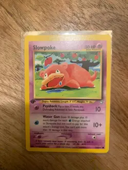 Slowpoke - 1st Edition - 73/111 Neo Genesis - WOTC Unlimited - Pokemon TCG 2000 - Image 1