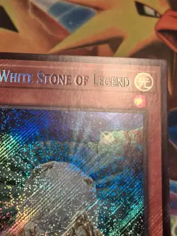 The White Stone of Legend LCKC-EN010 (Unlimited) Secret Rare Yugioh Card LP - Image 4