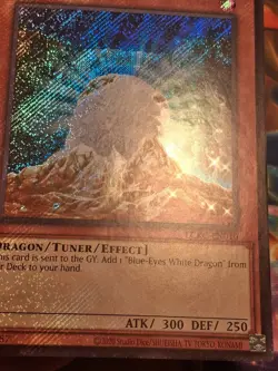 The White Stone of Legend LCKC-EN010 (Unlimited) Secret Rare Yugioh Card LP - Image 5