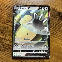 Snorlax V 141/202 Sword & Shield 2020 Ultra Rare Holofoil Pokemon TCG Card - NM - Image 1