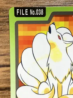 Pokemon Carddass Card Ninetales File No.38 Bandai Pocket Monsters 1997 - Image 3