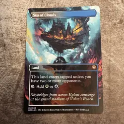 Sea of Clouds - Custom Art MTG Magic The Gathering Playtest Card - Image 1