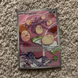 Pokemon Exeggcute TCG Holo Rare Card 192/191 Sv08: Surging Sparks Illustration - Image 1