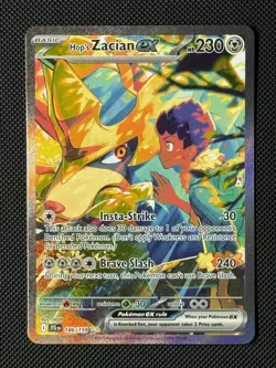 Pokemon Cards Hop's Zacian ex 186/159 Journey Together - Image 1
