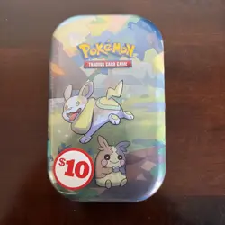 Pokemon Collectors Galar Pals Mini Tin 2 Packs & Coin Art Card Trading Card Game - Image 1