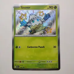 Snover 100/091 Pokemon Card Paldean Fates Shiny Rare MINT - Image 1