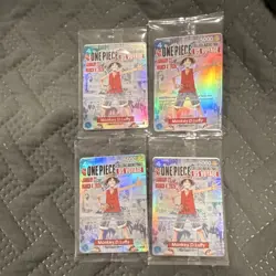 Bandai One Piece CCG US Voyage Monkey D. Luffy Foil Card Lot college basketball - Image 1
