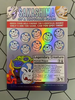 MTG | Secret Lair | 🐱‍🚀 Sakashima of a Thousand Faces (1541) 🐱‍🚀 🌟 FOIL 🌟 - Image 2