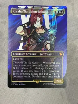 G'raha Tia, Scion Reborn (Borderless) (Surge Foil) Commander: Final Fantasy Foil - Image 1