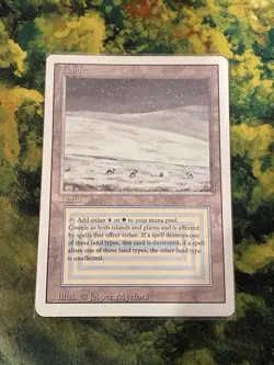TUNDRA - REVISED - MTG MAGIC THE GATHERING LIGHT PLAY - Image 2