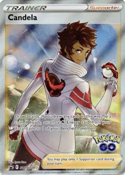 Pokemon TCG Candela Trainer Sword & Shield: Pokemon GO SWSH228 Holo Promo NM - Image 1