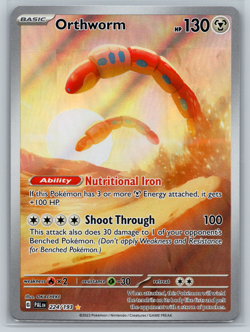 Orthworm Pokemon TCG Paldea Evolved Full Art IR Illustration Rare 224/193 - Image 1