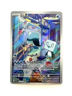 Eiscue 205/193 Sv02: Paldea Evolved Illustration Rare Pokemon TCG Card NM - Image 1