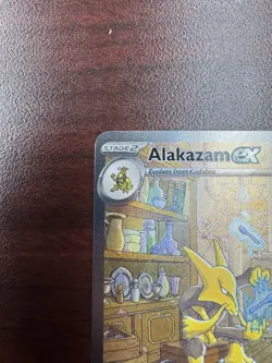 Pokemon Alakazam ex 201/165 Scarlet & Violet 151 Special Illustration Rare (LP) - Image 3