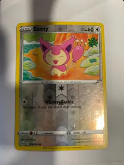Skitty 210/264 Fusion Strike Pokemon Reverse Holo Foil Rare - Image 1
