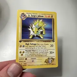 Lt. Surge's Jolteon 28/132 Gym Challenge (1st Edition) Pokemon TCG - Image 1