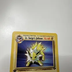 Lt. Surge's Jolteon 28/132 Gym Challenge (1st Edition) Pokemon TCG - Image 3