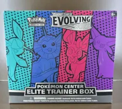Evolving Skies Pokemon Center Elite Trainer Box Factory Sealed 10 Packs - Image 1