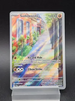 Sudowoodo 219/193 Paldea Evolved Pokemon English Illustration Rare 2023 - Image 1