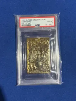 PSA 8 CHARIZARD 1999 BURGER KING POKEMON GOLD CARD ULTRA RARE NM-MINT - Image 4
