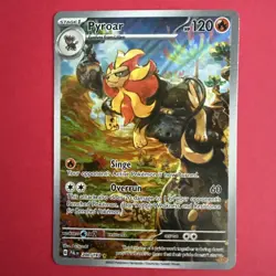 Pokemon Pyroar TCG Illustration Rare Holo Card 200/193 Sv02: Paldea Evolved - Image 1