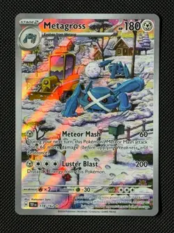 Pokemon Cards Metagross 178/162 Temporal Forces Illustration Rare - Image 1