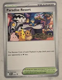 Pokemon World Championship 2025 English Paradise Resort SVP 224 Anaheim Promo #9 - Image 1