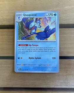 Pokemon TCG Quaquaval 052/191 Surging Sparks Regular Uncommon - Image 1