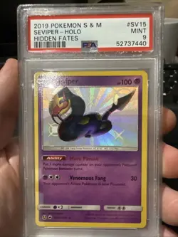 Pokemon Seviper #SV15/SV94 | Hidden Fates Shiny Vault 2019 | PSA 9 MintHolo Rare - Image 1
