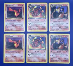 Team Rocket Non-Holo Dark Charizard Lot Unlimited + 1st Addition - Pokemon - LP - Image 1