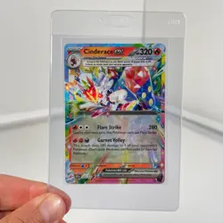 Pokemon TCG - Cinderace ex 028/142 Sv07: Stellar Crown Holo - Double Rare - NM - Image 1