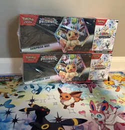 Pokemon Prismatic Evolutions Surprise Box/Booster Sam's Club Bundle (Lot Of 2) - Image 1