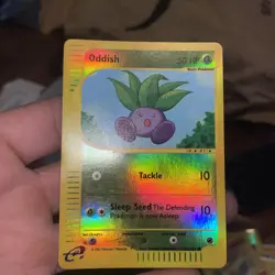 Oddish 122/165 Expedition Reverse Holo Pokemon Card - LP+ Condition - Image 1