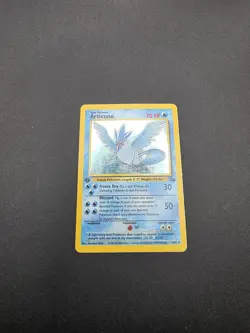 Pokemon TCG 1999 Articuno 2/62 Fossil First Edition Holo HP - Image 3