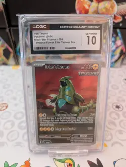Pokemon Iron Thorns 098 SVP CGC Gem Mint 10 Black Star Promo Temporal Forces ETB - Image 2