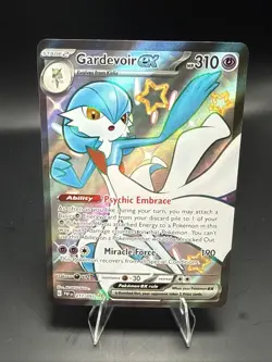Pokemon TCG Gardevoir Ex 217/091 Shiny Ultra Rare Paldean Fates 2024 NM - Image 2