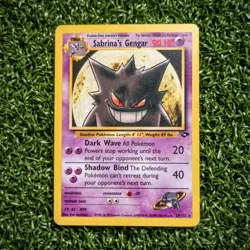 Pokemon Sabrinas Gengar 29/132 Gym Challenge Non-Holo LP Rare Unlimited - Image 1