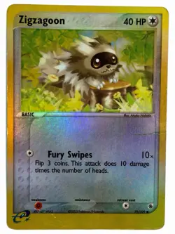Zigzagoon - 79/109 Ruby and Sapphire 2003 - Reverse Holo - Pokemon TCG - Image 1