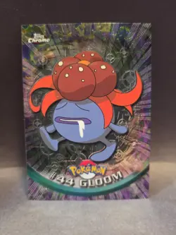 Pokemon 2000 Topps Chrome Gloom TV Animation Series #44 vintage - Image 1
