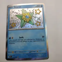 Pokemon Staryu 118/091 Paldean Fates Holo Baby Shiny PACK FRESH - Image 1