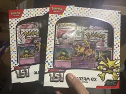 Pokemon TCG 151 Alakazam Collection Box Factory Sealed English - Image 1