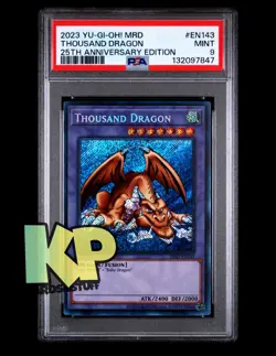 Thousand Dragon • Unlimited • Secret Rare ☆☆☆ PSA MINT 9 ☆☆☆ - Image 2