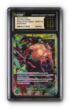 ONE PIECE Roronoa Zoro - OP06-118 The Best- Vol. 2 - CGC 10 PRISTINE - Image 1