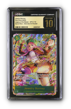 ONE PIECE Jewelry Bonney (Alternate Art) OP12-118 - CGC 10 PRISTINE - Image 1